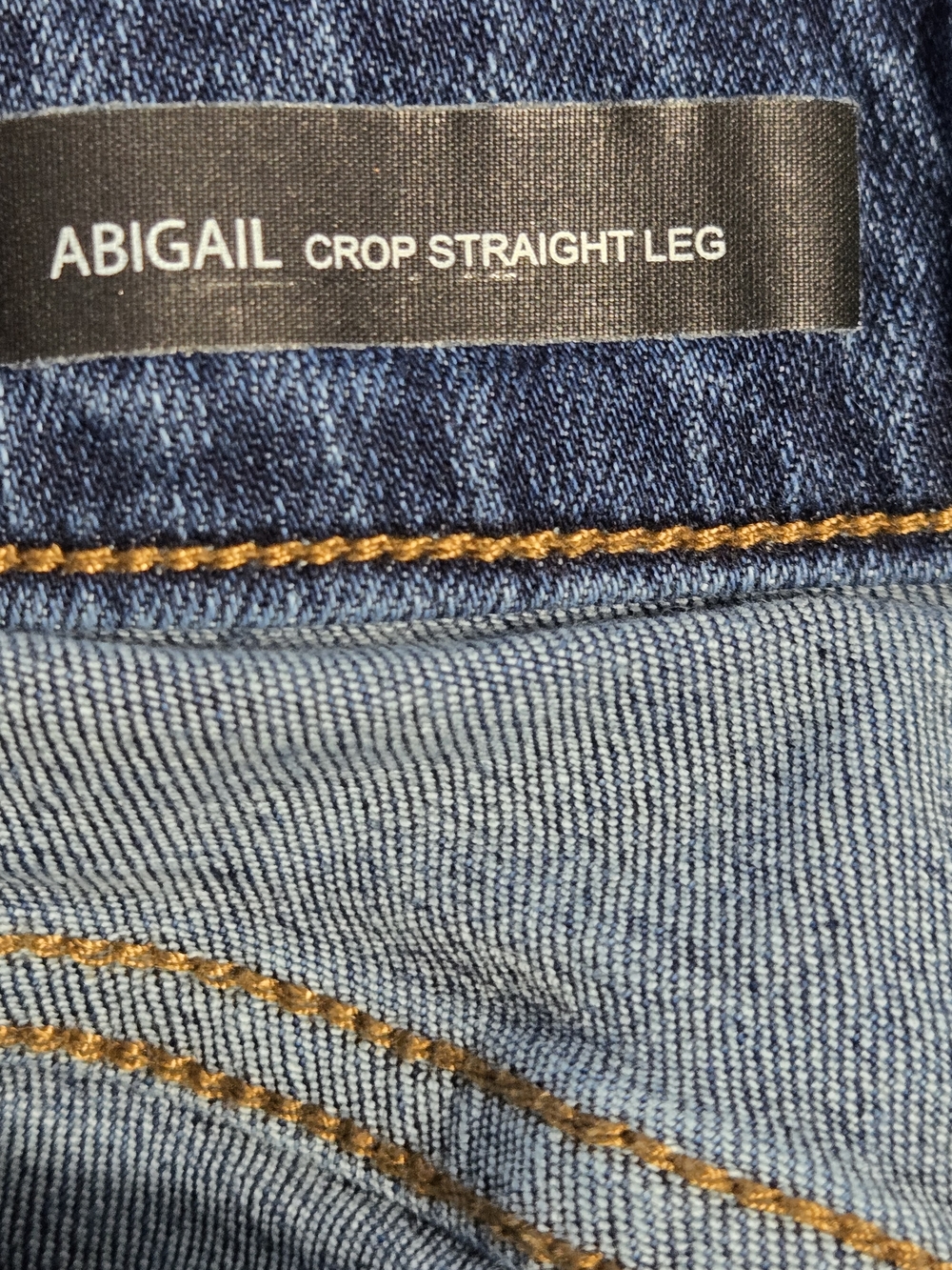 Kut From The Kloth Abigail Crop Jeans Womens 16W Blue Straight Leg Distressed - Picture 9 of 11